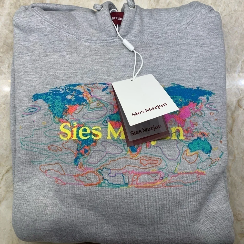 Sies Marjan Grey Amo Edition Logo Colorworld Hoodie: UNISEX - Picture 10 of 12